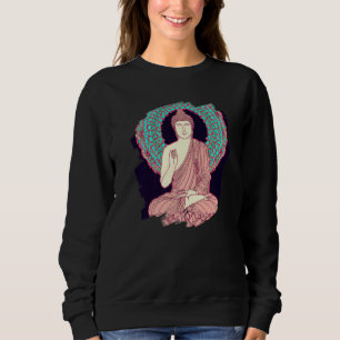 Moletom Mandalá Zen Buda Estilo Espiritual Asiático Medita