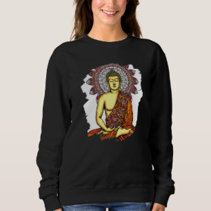 Moletom Mandalá Zen Buda Estilo Espiritual Asiático Medita