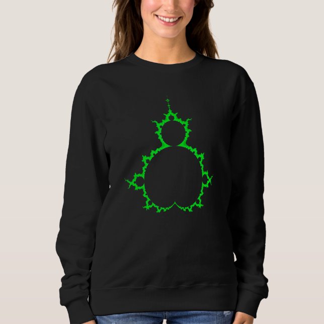 Moletom Mandelbrot fractal pattern (Frente)