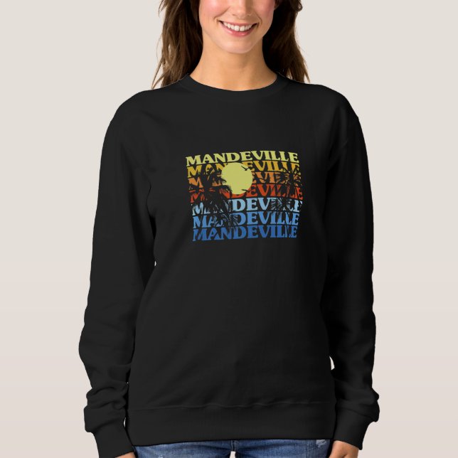 Moletom Mandeville Louisiana Beach La Beach Bum Us Cities (Frente)