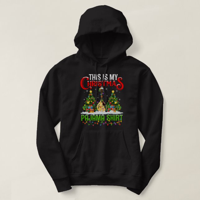 Moletom Mandolin Lover Este É O Meu Pajama De Natal M (Frente do Design)