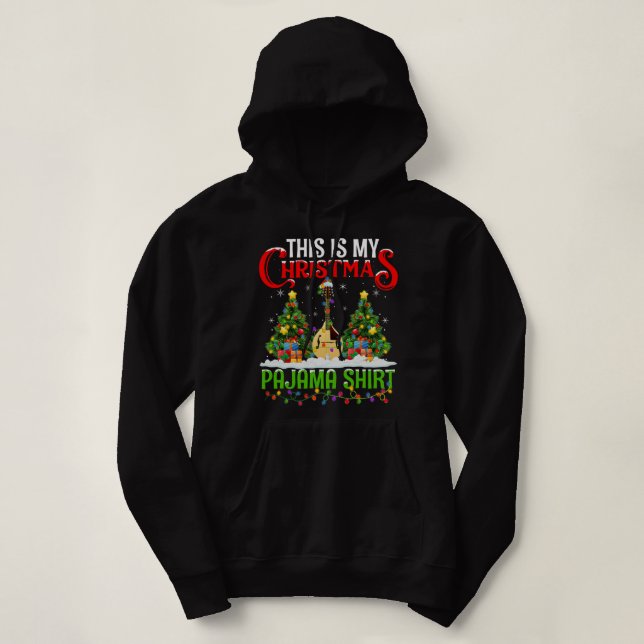 Moletom Mandolin Lover Este É O Meu Pajama De Natal M (Frente do Design)