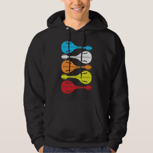 Moletom Mandolin Lover Retro Mandolin Player Vintage Lute