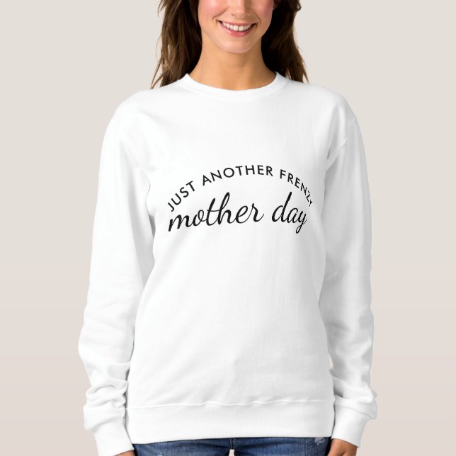 Moletom Manic Momday Busy Mom Modern Mother’s Day Pun (Frente)