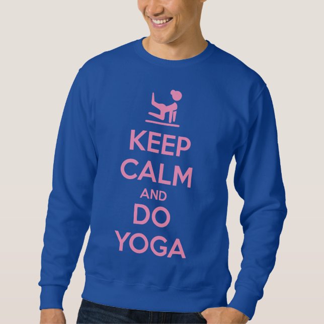 Moletom Mantenha a Calma e Faça Yoga (Frente)