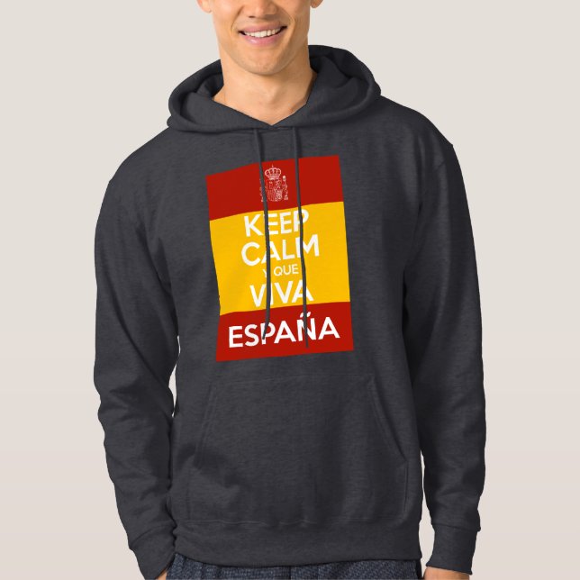 Moletom Mantenha a Calma e que viva a Espanha (Frente)