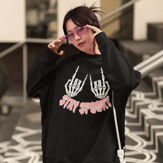 Moletom Mantenha as mãos de esqueleto de Halloween assusta