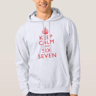 Moletom Mantenha Calmo Seis Sete Roupas de Humor Viral Mem