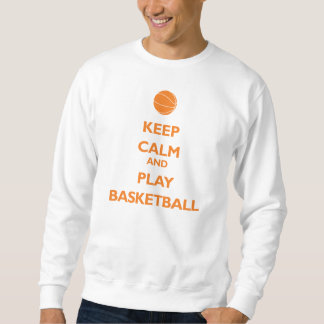 Moletom Mantenha o basquetebol da calma e do jogo