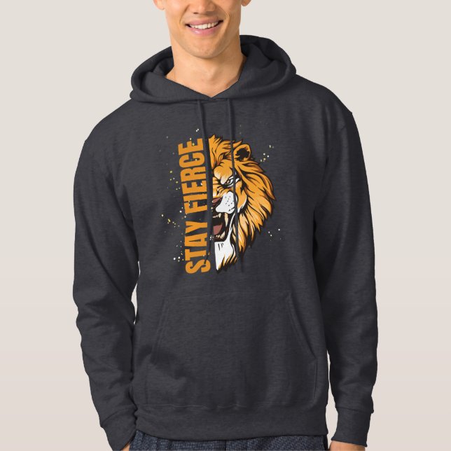 Moletom Mantenha o Hoodie Preto (Frente)