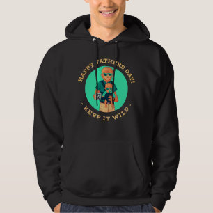 Moletom Mantenha-o selvagem - Pai de lobisomem Hoodie do D