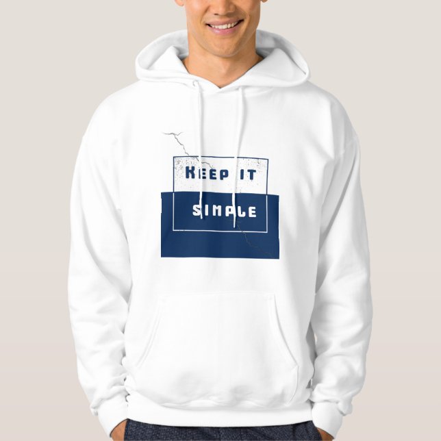 Moletom "Mantenha Simples" (Frente)