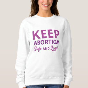 Moletom Manter O Aborto Seguro E Legal