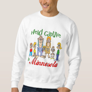 Moletom Mantida em cativeiro no Minnesota