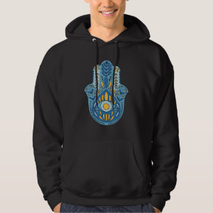 Moletom Mão de Hamsa Hinduísmo Fatima Árabe Proteger Fé