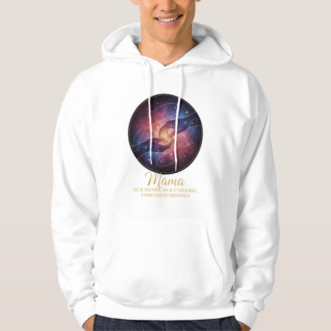 Moletom Mãos de Mãe Celestial Galáxia Universo (Frente)
