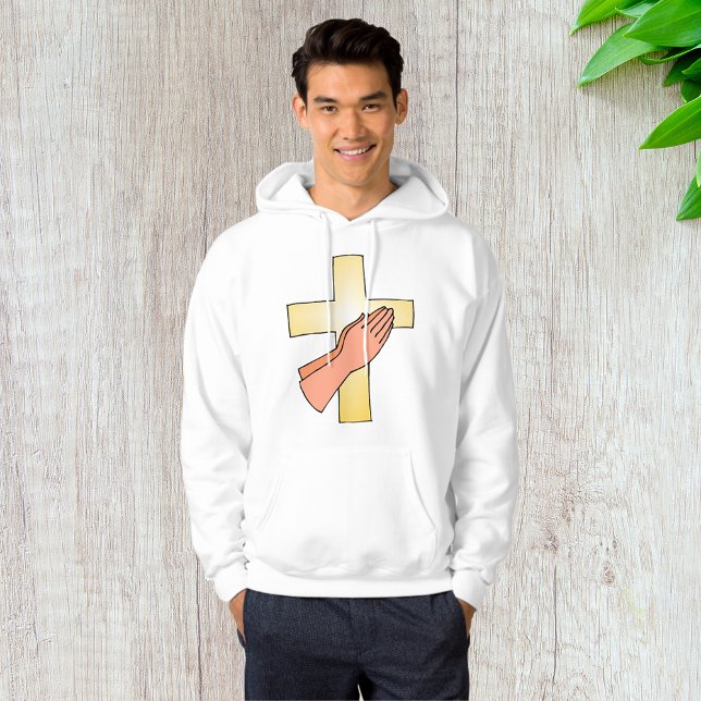 Moletom Mãos Em Cross Mens Hoodie (Criador carregado)