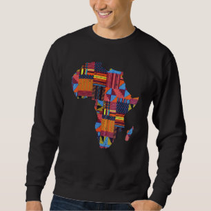 Moletom Mapa Africano legal para Mulheres Homens Tradicion