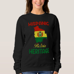 Moletom Mapa boliviano Bandeira da Bolívia Patrimônio hisp