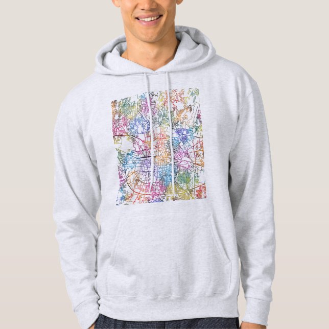 Moletom Mapa da Cidade de Bandung Indonésia (Frente)