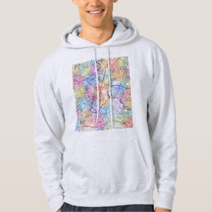 Moletom Mapa da Cidade de Banguecoque Tailândia