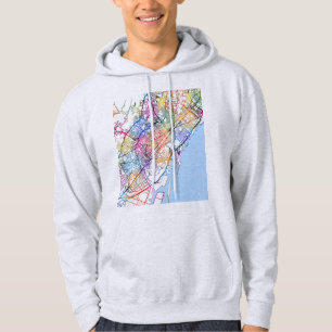 Moletom Mapa da Cidade de Barcelona Espanha