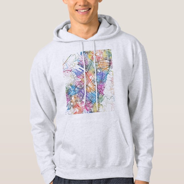 Moletom Mapa da Cidade de Bogotá Colômbia (Frente)