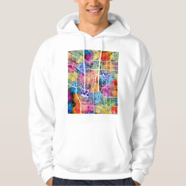 Moletom Mapa da Cidade de Calgary Canadá