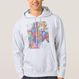 Moletom Mapa da Cidade de Cali Colômbia