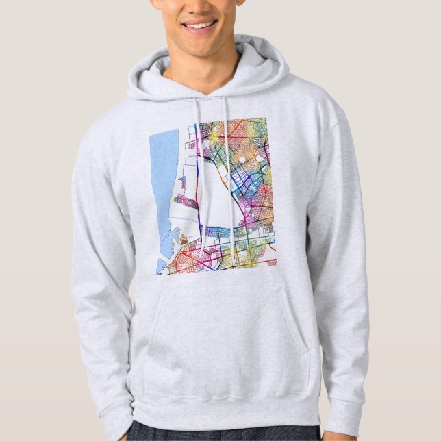 Moletom Mapa da Cidade de Callao Peru (Frente)
