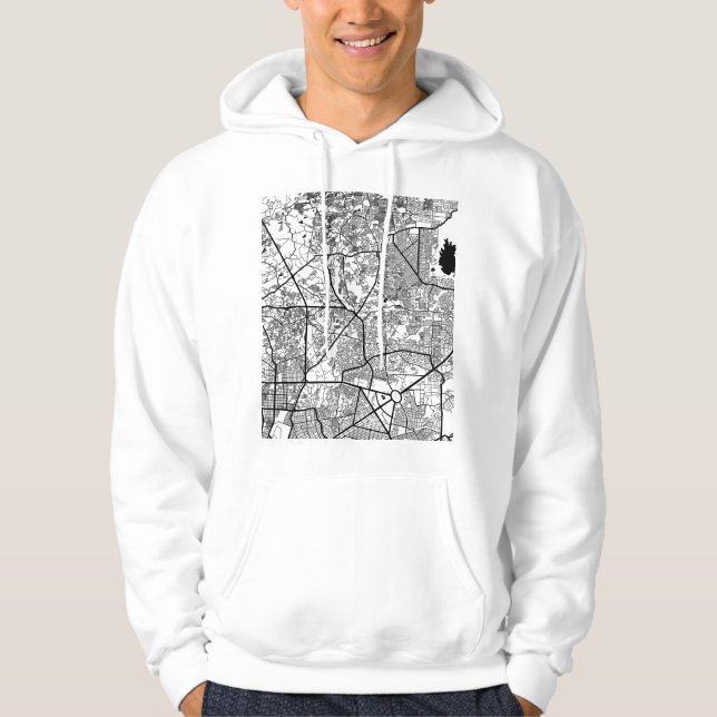 Moletom Mapa da Cidade de Caloocan Filipinas (Frente)