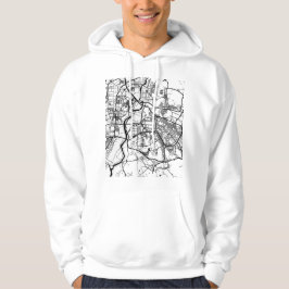 Moletom Mapa da Cidade de Gwangju Coreia do Sul