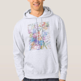 Moletom Mapa da Cidade de Huai'an China