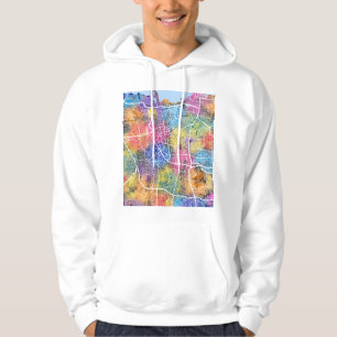 Moletom Mapa da Cidade de Jacarta Indonésia