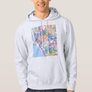 Moletom Mapa da Cidade de Manila Filipinas
