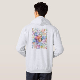 Moletom Mapa da Cidade de Pequim China