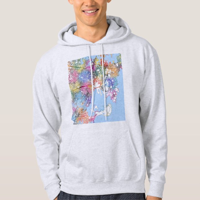 Moletom Mapa da Cidade de Sydney Austrália (Frente)