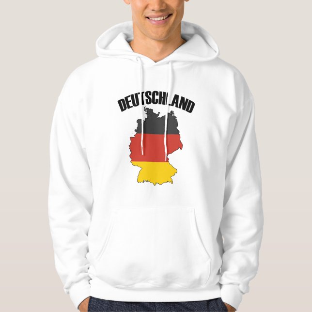 Moletom Mapa de alemanhas - Bandeira Alemã - Viagem da Ale (Frente)