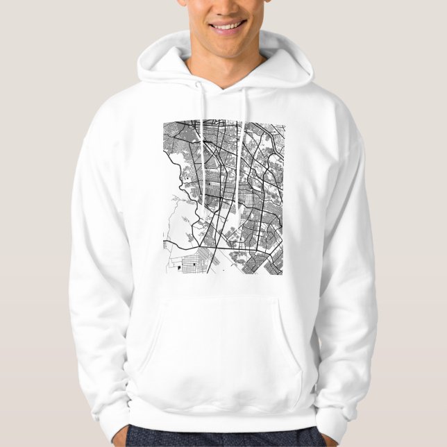 Moletom Mapa de Ciudad Juárez México (Frente)