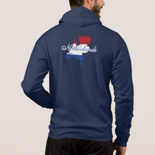 Moletom Mapa de Sinalizador Holandês Souvenir Moderno, Fun
