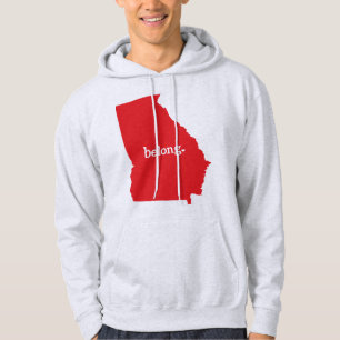 Moletom Mapa do Estado Americano da Geórgia Belong
