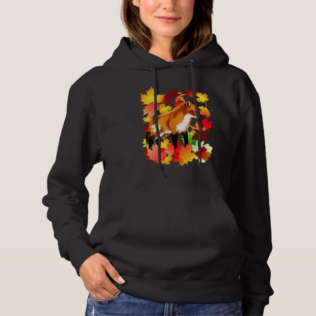 Moletom Maple Fox Leaf Fall Autumn Leaves Nature Seasons F (Frente)
