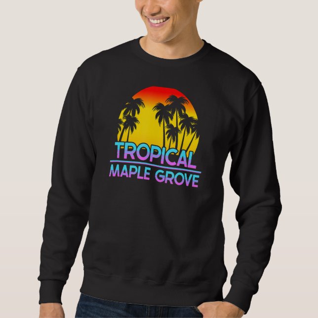 Moletom Maple Grove Minnesota Engraçado Clima Irônico (Frente)