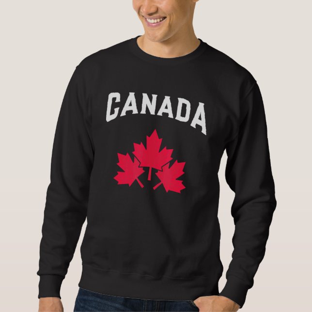 Moletom Maple Leaf Canada Country Symbol Canada (Frente)