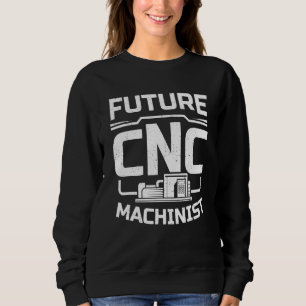 Moletom Máquina Cnc Futuro Machinista Cnc Crianças Cnc Máq