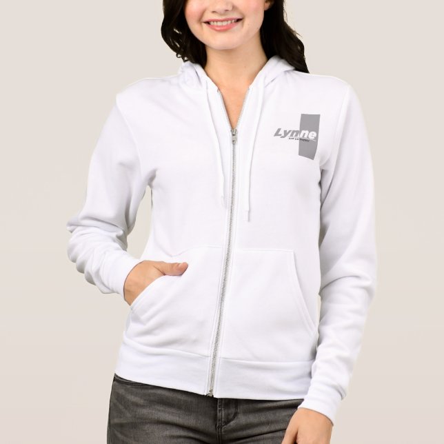 Moletom Marca Lynne Bella+Cheio-Zip Hoodie (Frente)