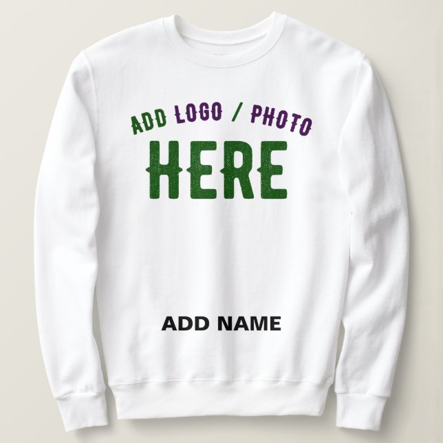 MOLETOM MARCA VERIFICADA BRANCA PERSONALIZÁVEL MODERNA (Frente do Design)