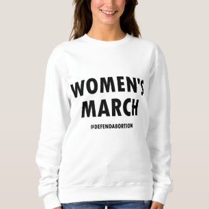 Moletom Marcha feminina defende direitos reprodutivos ao a