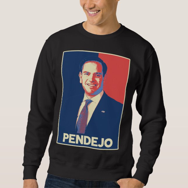 Moletom Marco Rubio Idiota Ausente Não Trabalha (Frente)