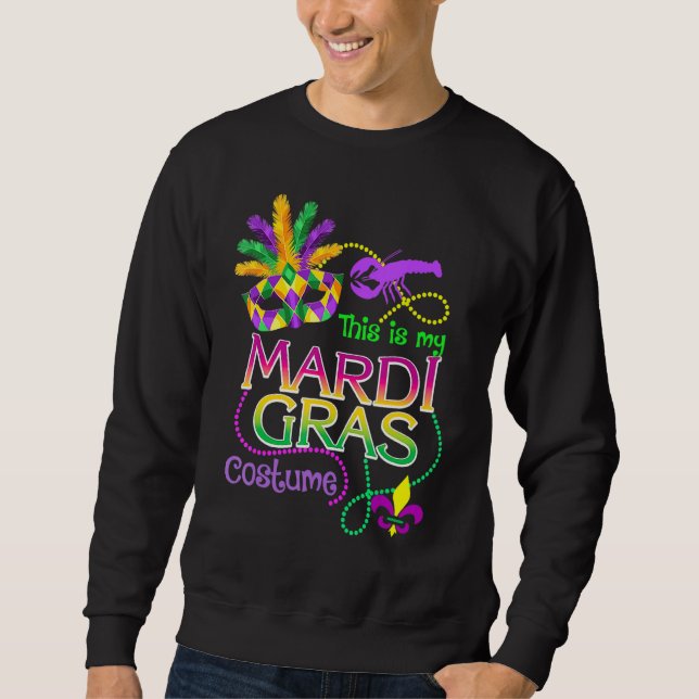 Moletom Mardi Gras Costume It's a Mardi Gras Thing Beads a (Frente)
